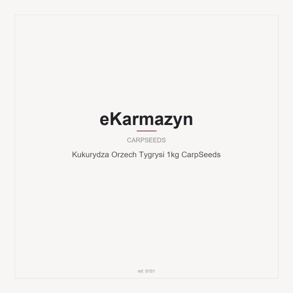 Kukurydza Orzech Tygrysi 1kg CarpSeeds