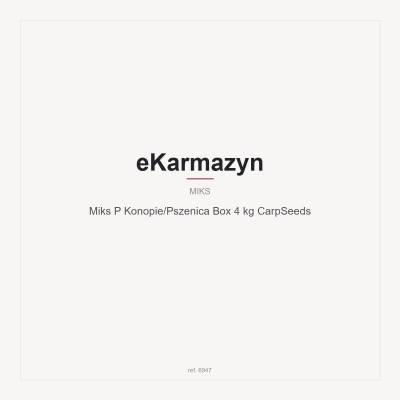 Miks P Konopie/Pszenica Box 4 kg CarpSeeds