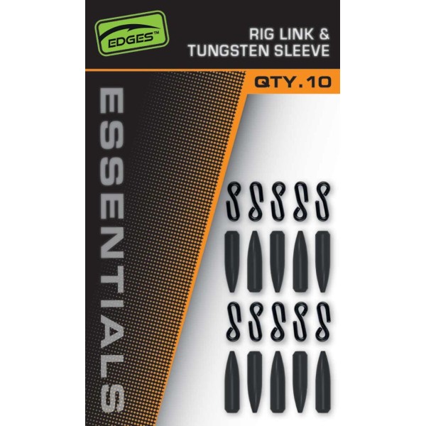 Fox Essentials Rig Link & Tungsten Sleeve 10szt