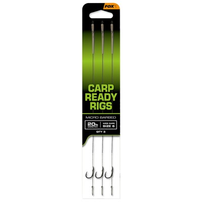 Fox Przypony Carp Ready Rigs Wide Gape#6//3szt