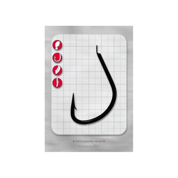 Gamakatsu Haki LS-3510F Black r.2/25 szt.