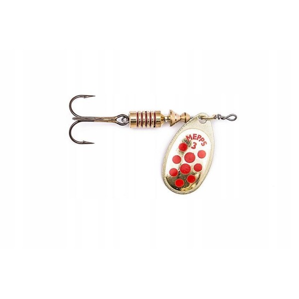 Mepps Aglia Decorees Złota/Czrne Kropki nr.2/3.5g