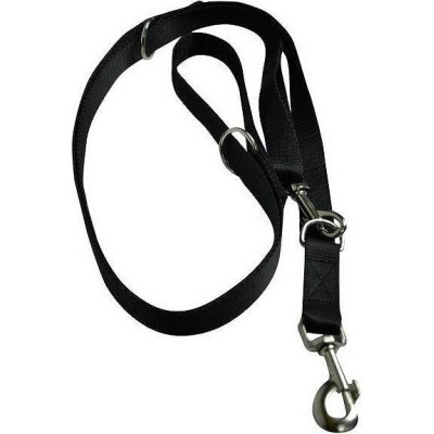 Smycz regulowana # XXL czarna CHABA