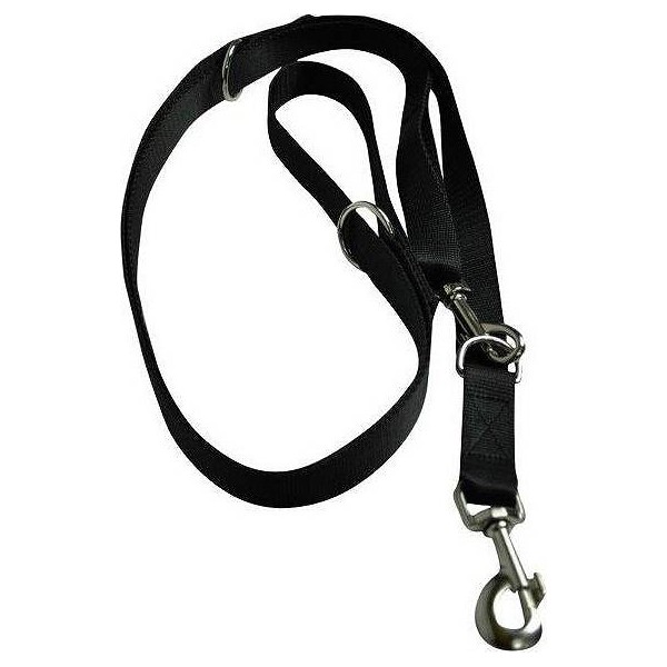 Smycz regulowana # XXL czarna CHABA