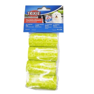 Woreczki na odchody dla psa o zapachu cytrynowym /4 rolki TRIXIE