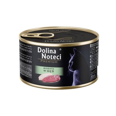 Dolina noteci premium kot -bogata w gęś 185g