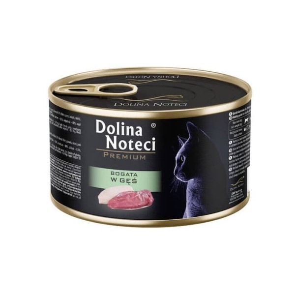 Dolina noteci premium kot -bogata w gęś 185g
