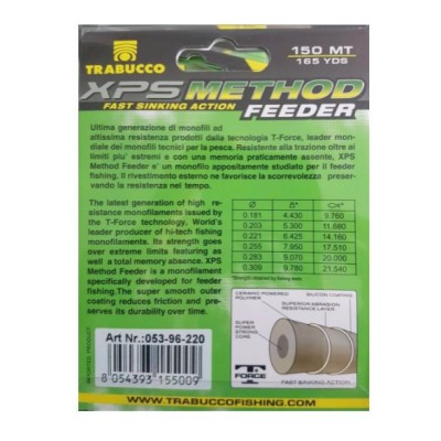 Trabucco Żyłka T-FORCE XPS METHOD FEEDER 0.221mm/150m