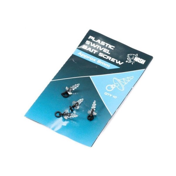 Nash Wkręty Plastic Bait Screw Approx 8mm/10szt