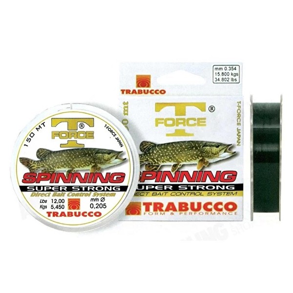 Trabucco Żyłka T-FORCE SPIN PIKE 0.205mm/150m