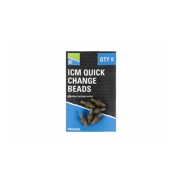 Preston ICM In-Line Quick Change Bead/6szt.