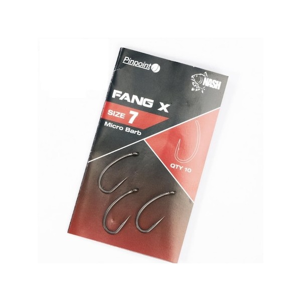 Nash Haki Fang X Barbless nr.6/10szt.