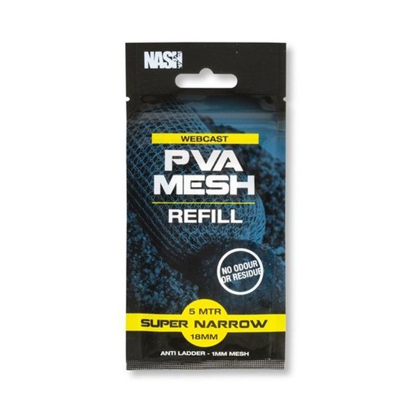 Nash Webcast PVA Refill Super Narrow /18mm/5m