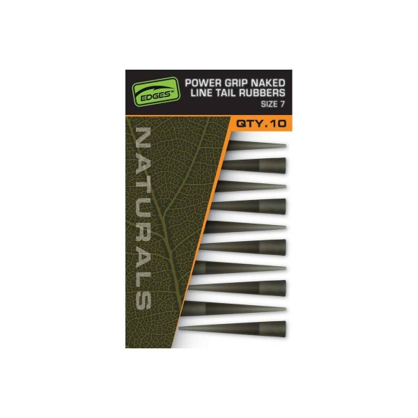 Fox Naturals Power Grip Naked Line Tail Rubbers #7/10szt