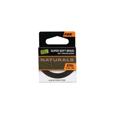 Fox Naturals Super Soft Braid 25lb/20m