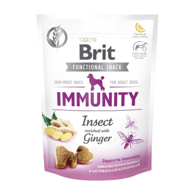 Brit care dog funkcjonal snack immunity insect 150g