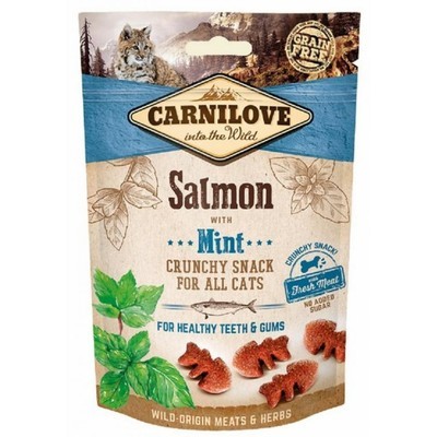 Brit carnilove cat fresh crunchy łosoś 50g