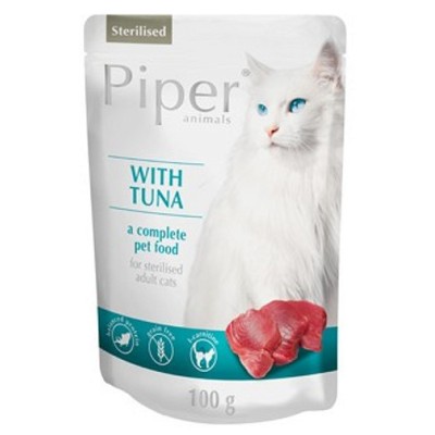 Saszetka dla kota piper ster. z tuńczykiem  100g DOLINA NOTECI