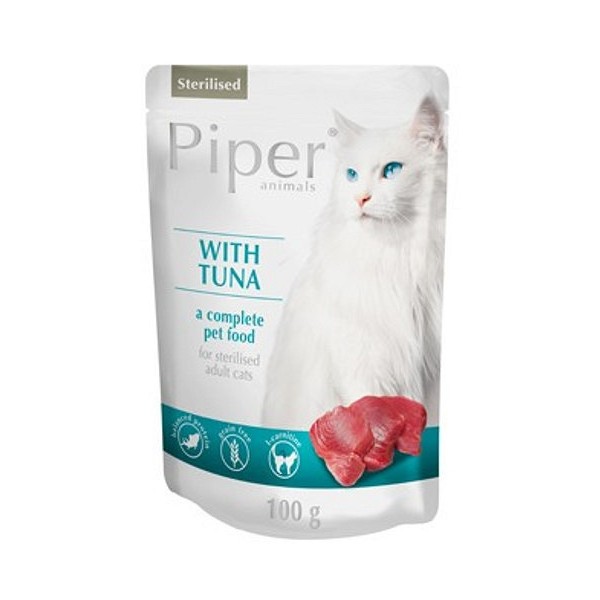 Saszetka dla kota piper ster. z tuńczykiem  100g DOLINA NOTECI