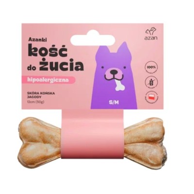 Kośc ze skóry końskiej S/M 12cm AZANKI