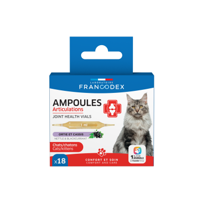 Ampułki zdrowe stawy dla kotów i kociąt 1 szt FRANCODEX