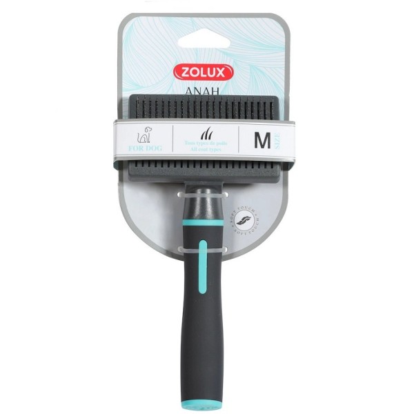 Szczotka dla psa z wysuwanymi igłami ANAH M średnia ZOLUX