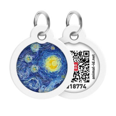 COLLAR adresówka z QR paszportem 30mm