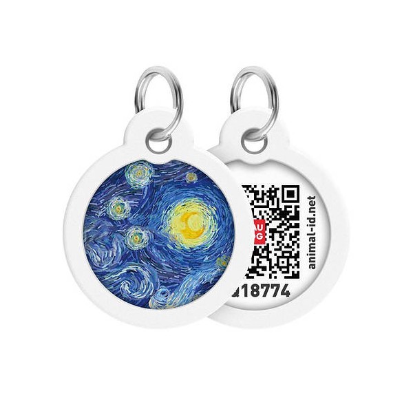 COLLAR adresówka z QR paszportem 30mm