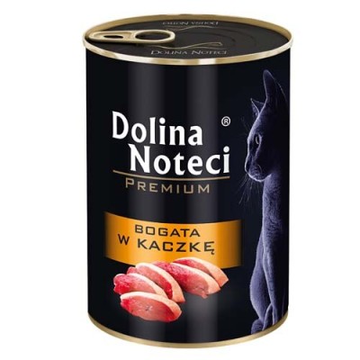 Karma dla kota premium bogata w kaczkę 400g DOLINA NOTECI