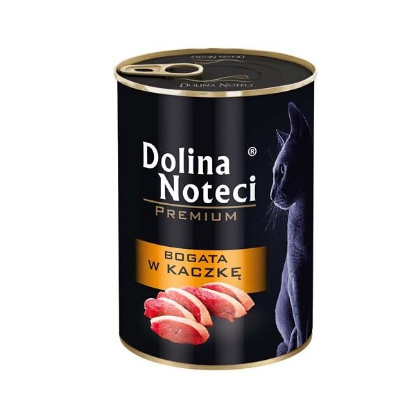 Karma dla kota premium bogata w kaczkę 400g DOLINA NOTECI