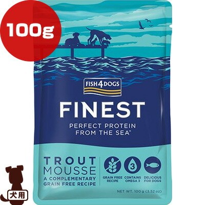 F4D TROUT /pstrąg/mouse 100g F4DOG
