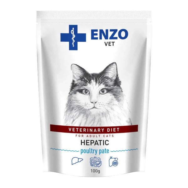 ENZO VET hepatic z drobiem 100g