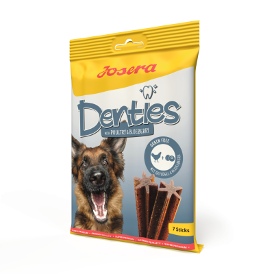 JOSERA przysmak dla psa Denties poultry & blueberry 180g