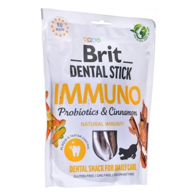 BRIT Dental Stick -immuno probiotics & cynamon/7szt