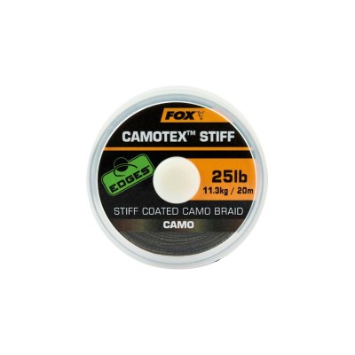 Fox Camotex Stiff Plecionka Przyponowa 25lb/20m
