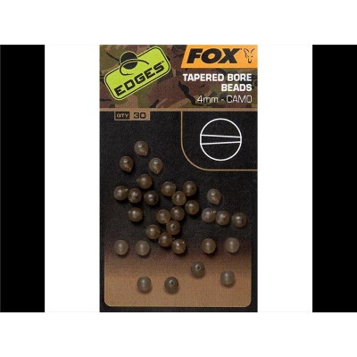 Fox Edges Camo Tapered Bore Bead 4mm/30szt.