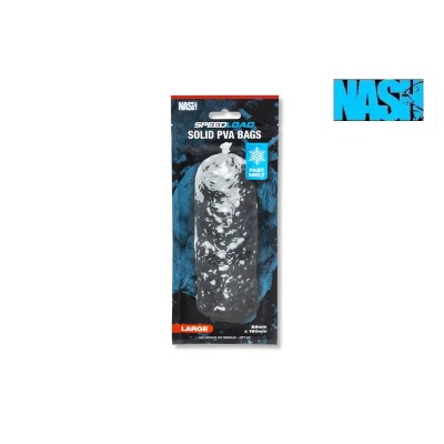 Nash Speedload Solid PVA Bag Large 85x180mm Fast Melt/20szt
