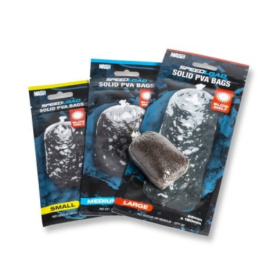 Nash Speedload Solid PVA Bag Large 85x180mm Slow Melt/20szt