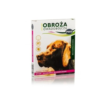 Obroża owadobójcza bezzapachowa dla psa 75cm PESS