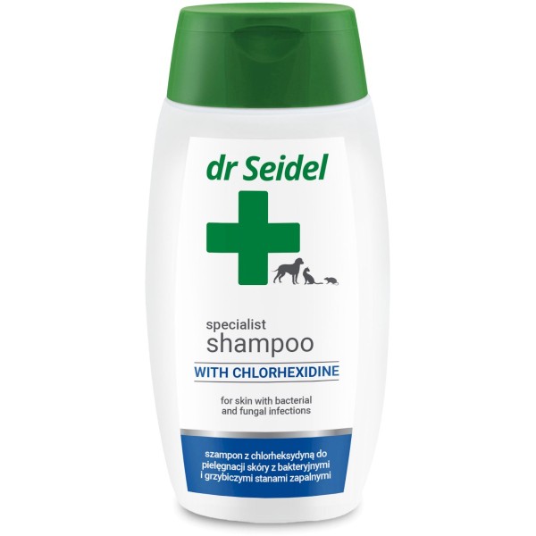 DR SEIDL Szampon dla psów i kotów z chlorheksydyną 220ml