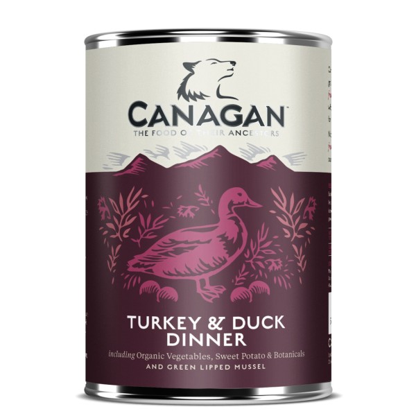 CANAGAN mokra karma dla psa Turkey&duck dinner 400g