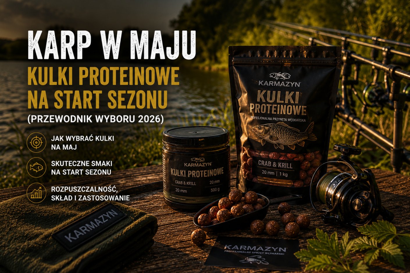 Karp w maju 2026 – kulki proteinowe na start sezonu