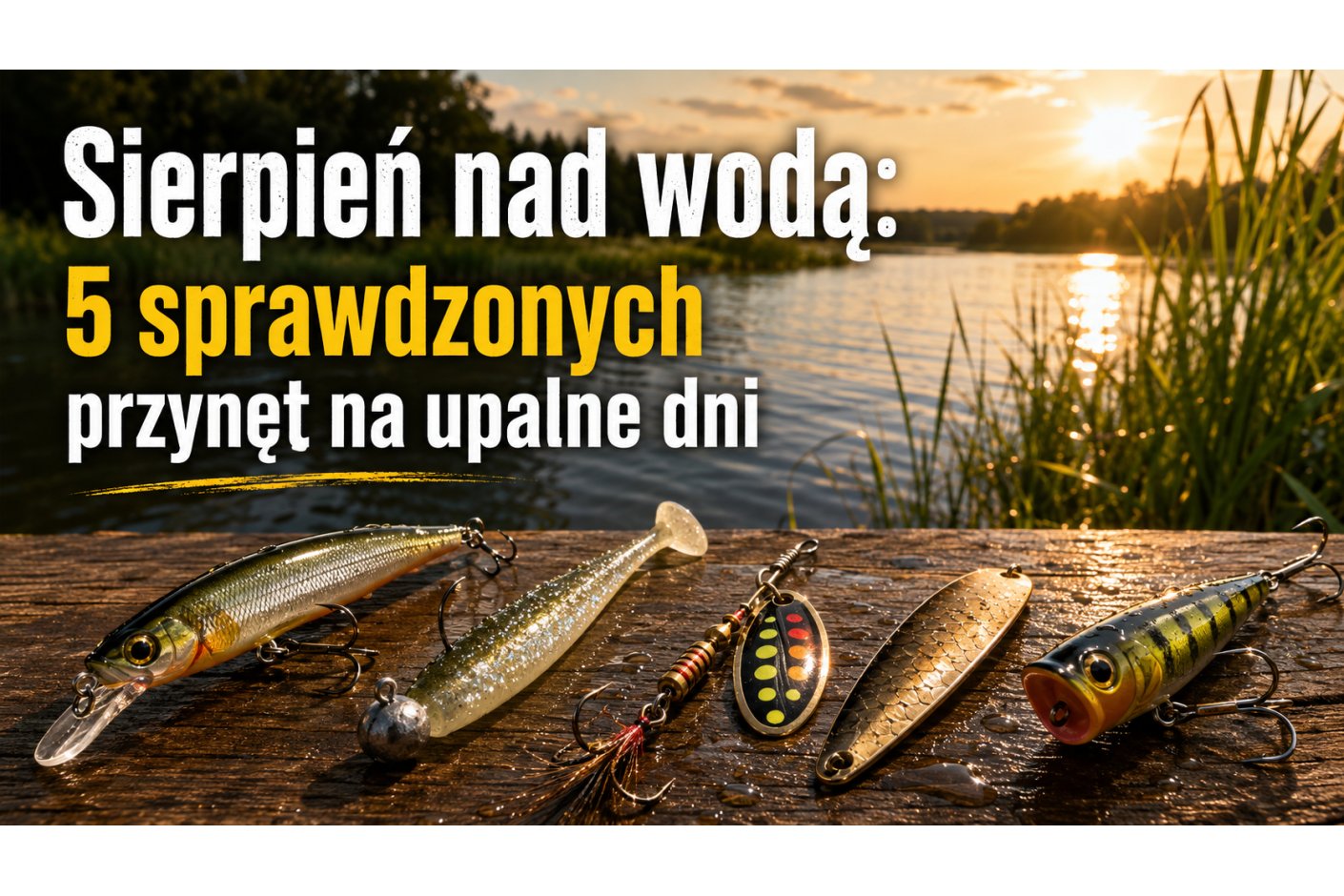 5 sprawdzonych przynęt na sierpniowe upały | Sklep Wędkarski