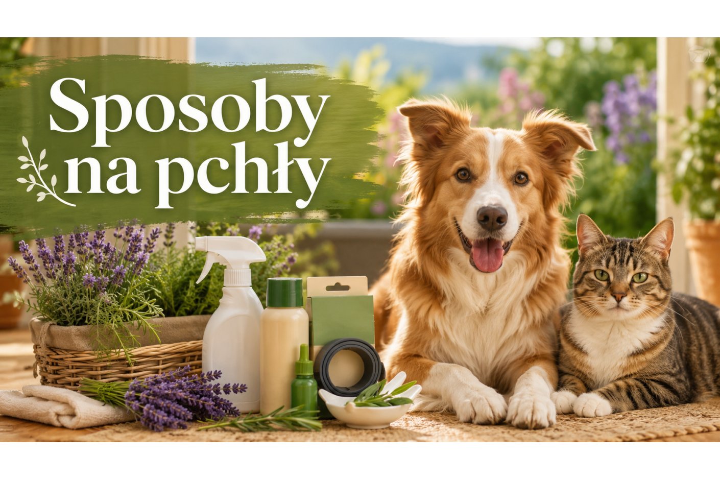Sierść i pchły u psa i kota – naturalnie i skutecznie