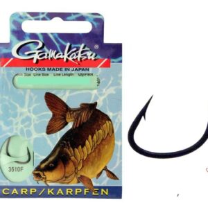Gamakatsu Haki z Przyp. Karp 3510F r.8/0.24mm/85cm/10szt - obrazek 1