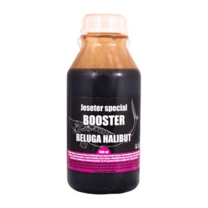 LK Baits Zalewa Booster Jeseter Beluga Halibut 500ml - obrazek 1