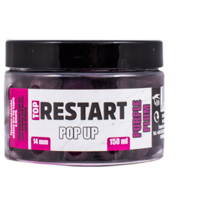 LK Baits Top Restart Pop Up Purple Plum 14mm/150ml - obrazek 1