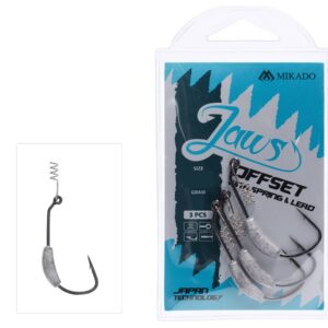 Mikado Jaws Offset z Wkrętem i Obciążeniem 5g-3/0-3szt - obrazek 1