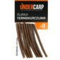 UnderCarp Rurka termokurczliwa brązowa 2.0mm/8szt - obrazek 2