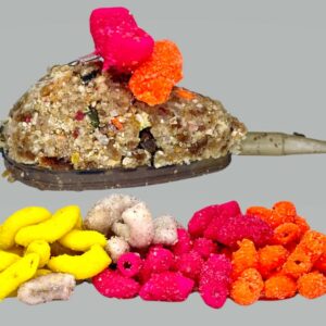 LK Baits CUC! Macaroni Strawberry 30g - obrazek 2